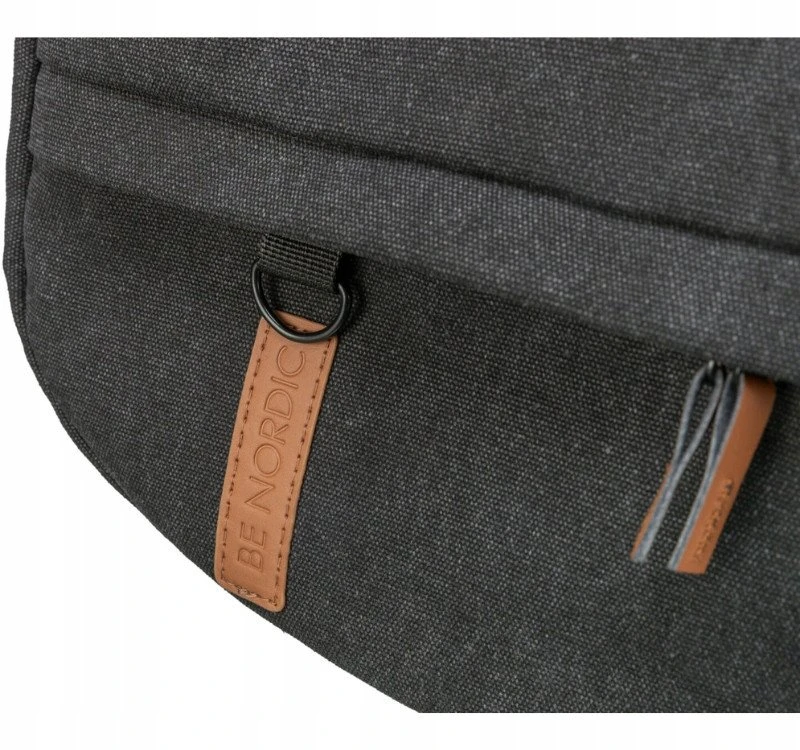 DoggyDolly Be Nordic Ingrid, torba-nosidė, juoda, 35 × 25 × 13 cm