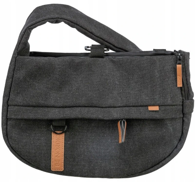 DoggyDolly Be Nordic Ingrid, torba-nosidė, juoda, 35 × 25 × 13 cm