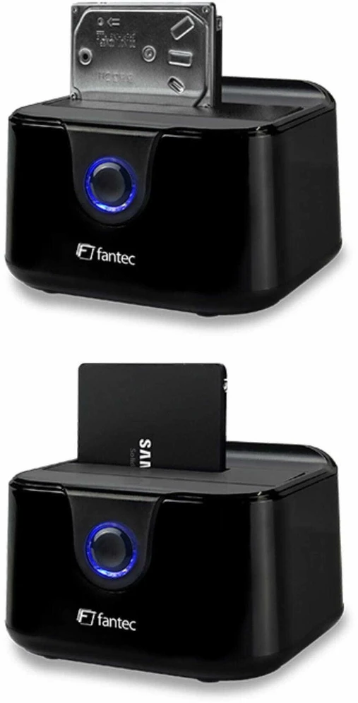 FANTEC DS-X1U3-Glanz USB 3.2 Gen 1 prijungimo stotelė