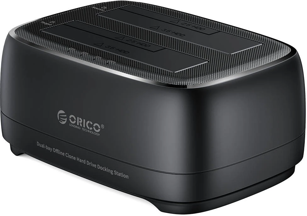 Orico na 2x SATA 2,5/3,5'' HDD/SSD, klonowanie, USB-C 5Gbps