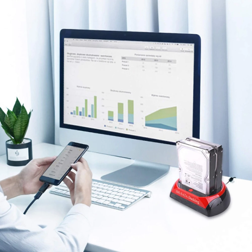Stacja SATA IDE/ATA HDD USB prijungimo stotelė