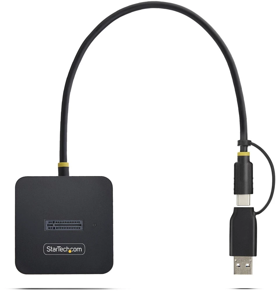 Kietasis diskas Doko stotelė StarTech STARTECH.COM USB-C i USB-A na M.2 NVMe Dock Adapteris 10Gbps Tool-Free zewnętrzny M.2 NVMe SSD Reader B+M i M-Key