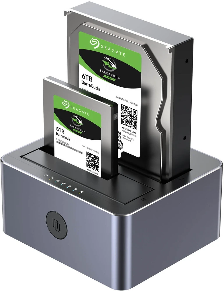 Klonavimo Stotis - UNITEK 2X SATA 2,5"/3,5" USB 5GB