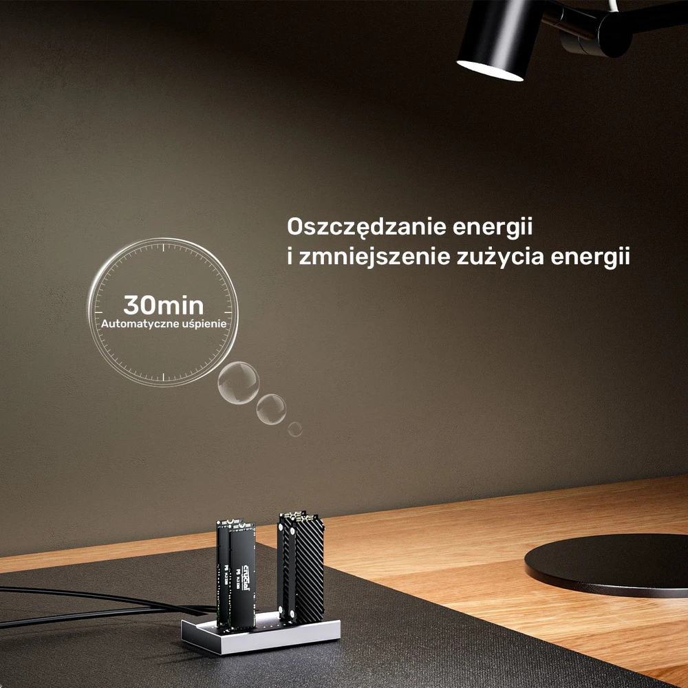 „Unitek“ prijungimo stotelė USB4 4 lizdų M.2 SSD