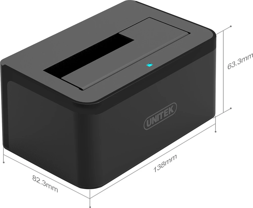 Pelė UNITEK Y-1078 Unitek HDD/SSD USB 3.0 įkrovimo stotelė, Y-1078