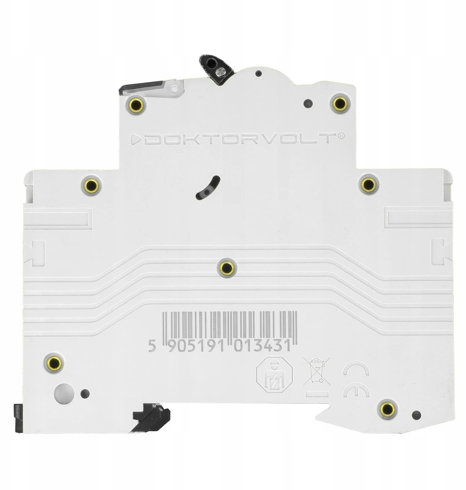 Doktorvolt Automatinis saugiklis S, 3 fazių, B32 (B 32A), 3 polių, 3P (400 V AC), 3 modulių, 10 kA, VDE