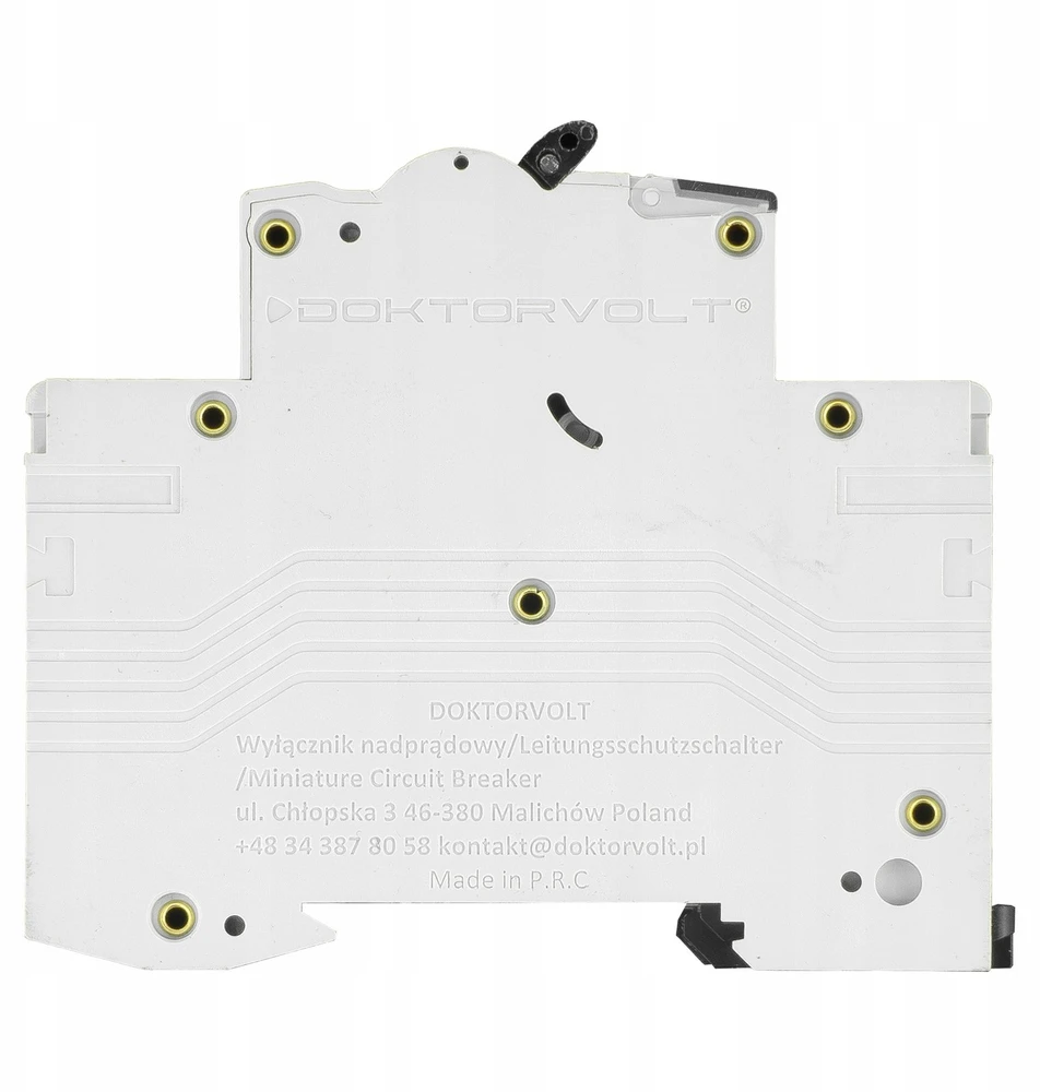 Doktorvolt Automatinis saugiklis S, 3 fazių, B32 (B 32A), 3 polių, 3P (400 V AC), 3 modulių, 10 kA, VDE