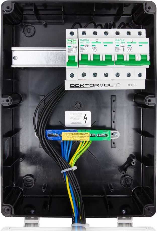 Doktorvolt ECO-S* pastato paskirstymo skydas 32A 16A 2x230V Bals 2664 lizdai