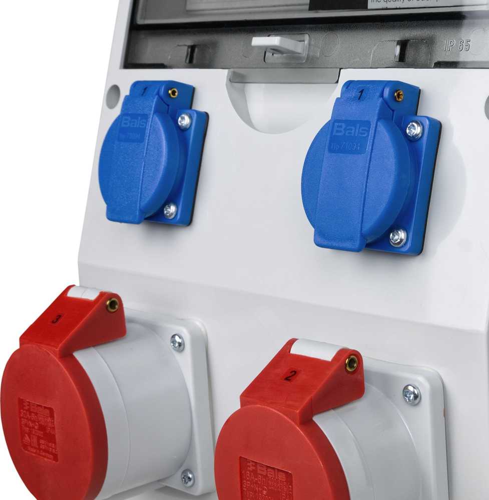 Doktorvolt Eco* pastato paskirstymo skydas 32A 16A 2x230V Bals lizdai (2596)
