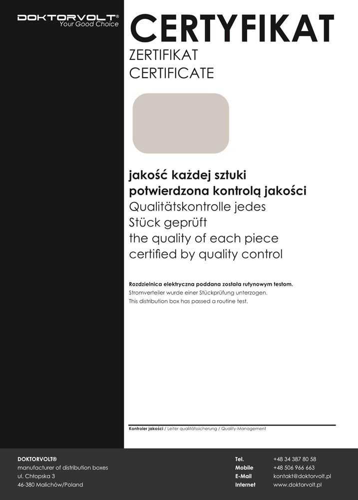 Doktorvolt Eco* pastato paskirstymo skydas 32A 16A 2x230V Bals lizdai (2596)
