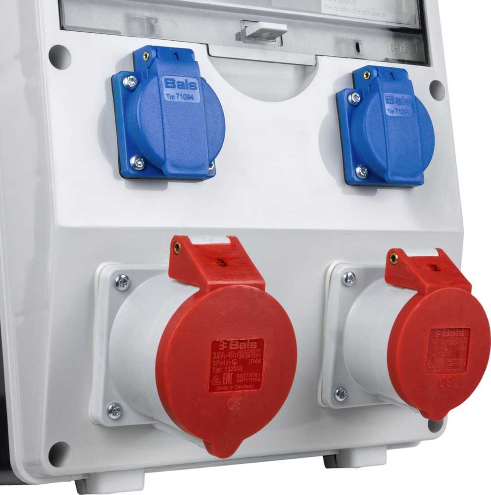 Doktorvolt Eco* pastato paskirstymo skydas 32A 16A 2x230V Bals lizdai (2596)
