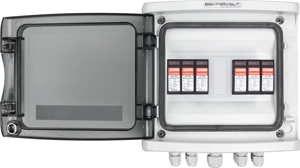 Doktorvolt PV fotovoltinė saulės baterija 2 stygų DC 1000V T2 PG Phoenix Kontaktas Doktorvolt 4432