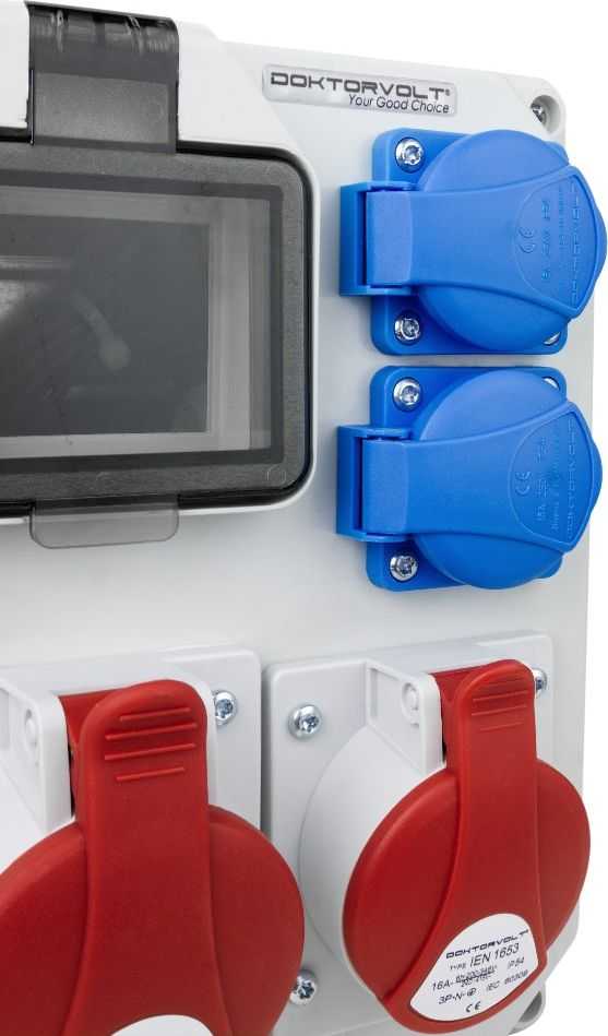 Doktorvolt Statybinė skirstomoji įranga HL 32A 16A 2x230V (5330)
