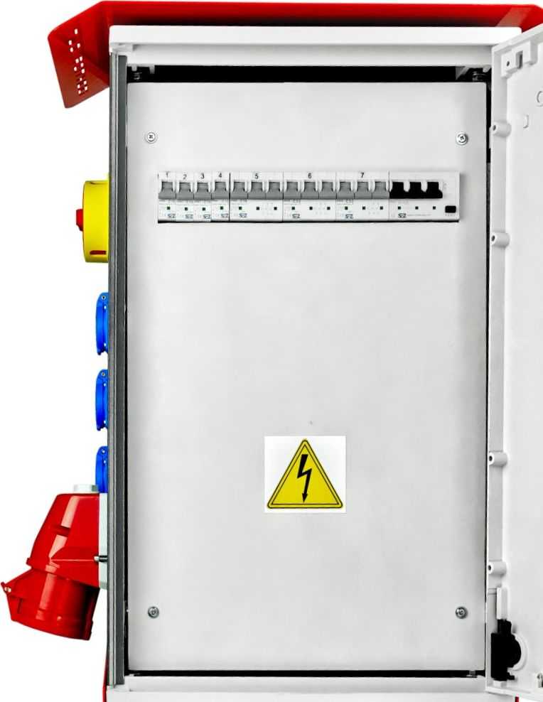 Doktorvolt Statybinė skirstomoji įranga ant stovo OS-S/FI SET 2x32A 1x16A 8x230V Doktorvolt 7228
