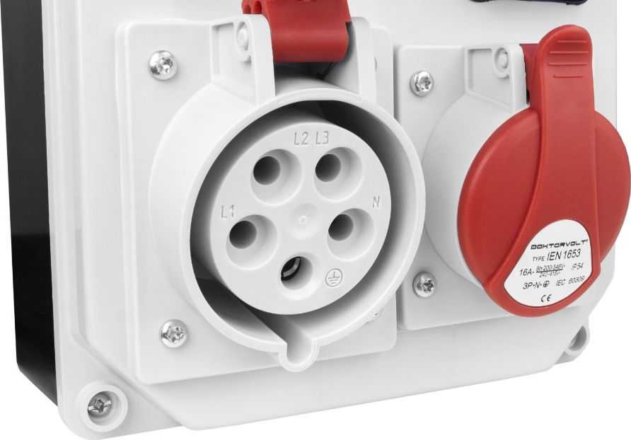 Doktorvolt Statybinė skirstomoji įranga HL 32A 16A 2x230V (5330)