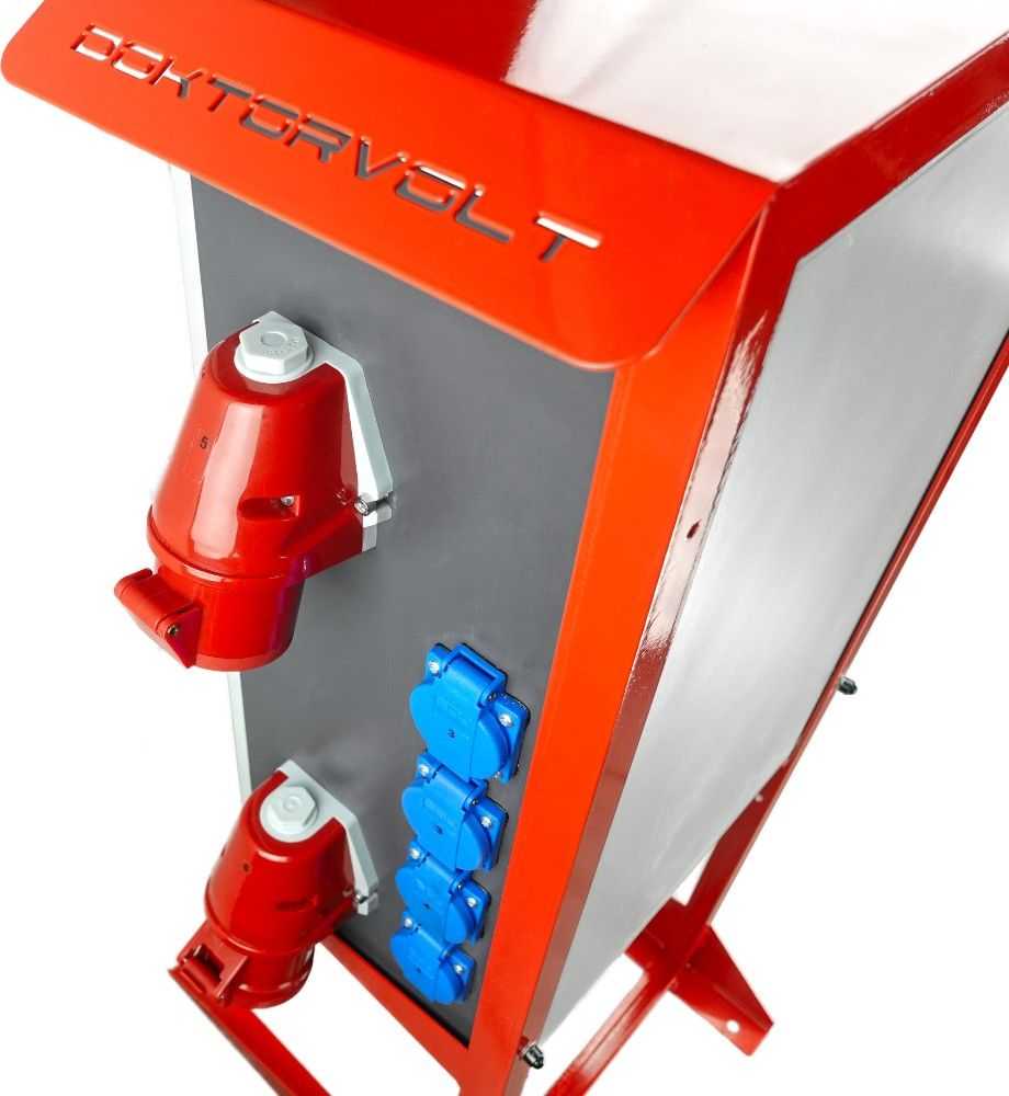Doktorvolt Statybinė skirstomoji įranga ant stovo OS-S/FI SET 2x32A 1x16A 8x230V Doktorvolt 7228