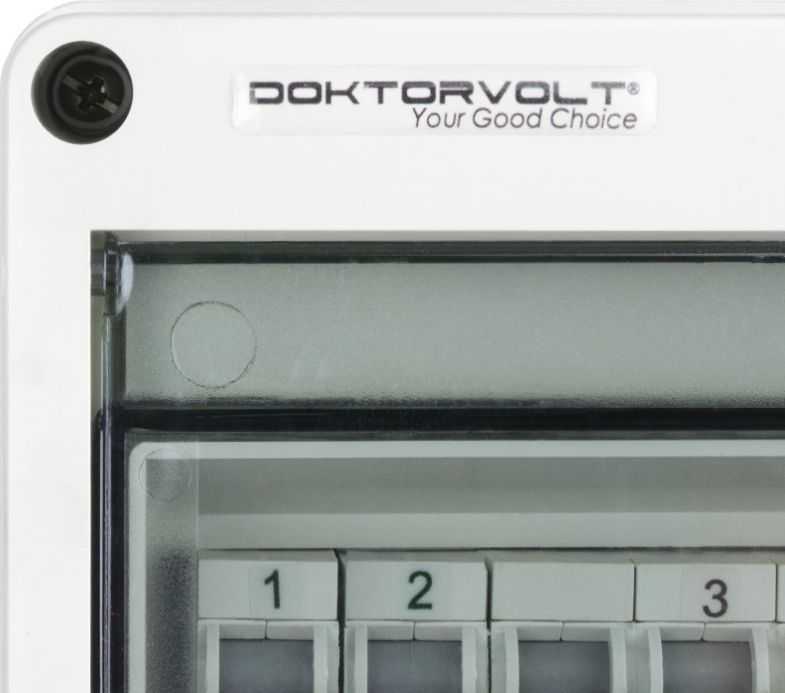 Doktorvolt Statybiniai skirstomieji įrenginiai TD-S/FI 32A 16A 4x230V kištukiniai lizdai Mennekes Doktorvolt 6916