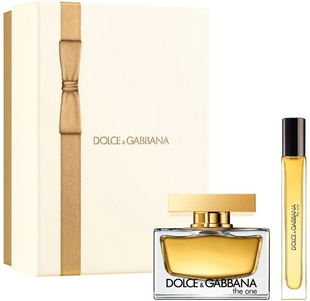„Dolce&Gabbana“ rinkinys „Dolce & Gabbana“: „The One“ kvepalai moterims, 75 ml + „The One“ kvepalai moterims, 10 ml