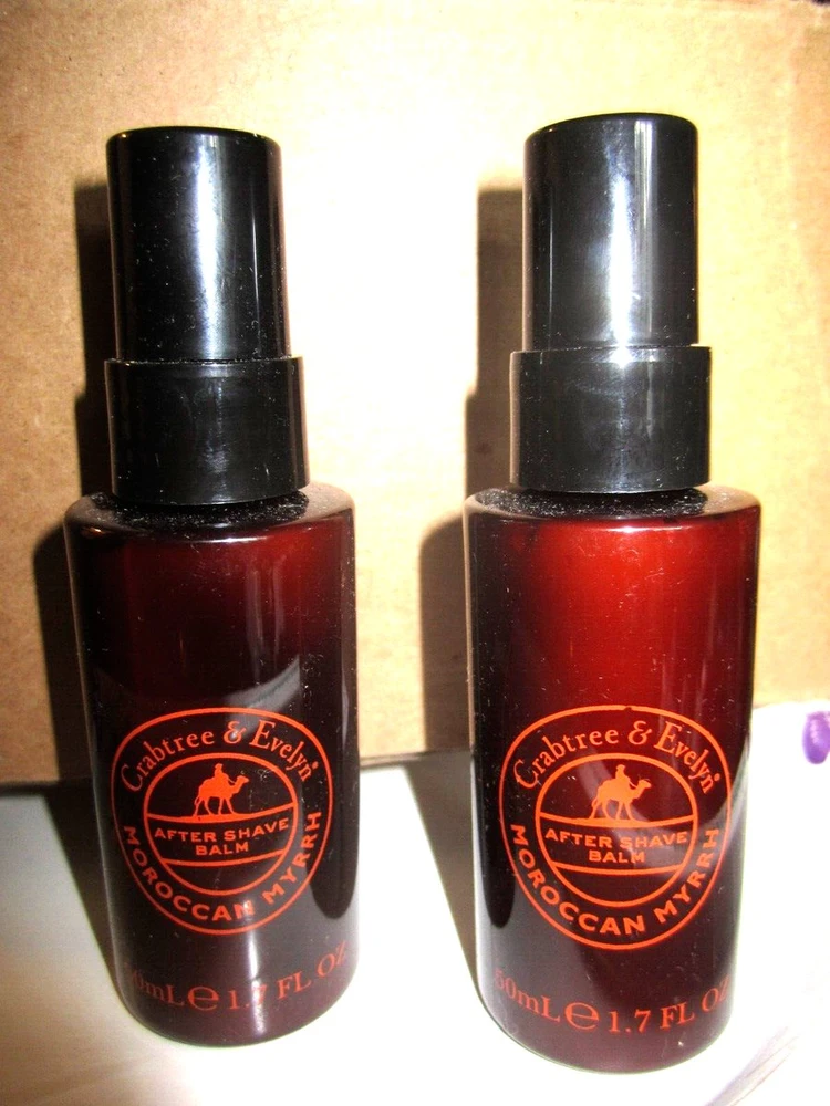 „Crabtree & Evelyn“ drėkinamasis balzamas po skutimosi su marokietiška mira, 50 ml