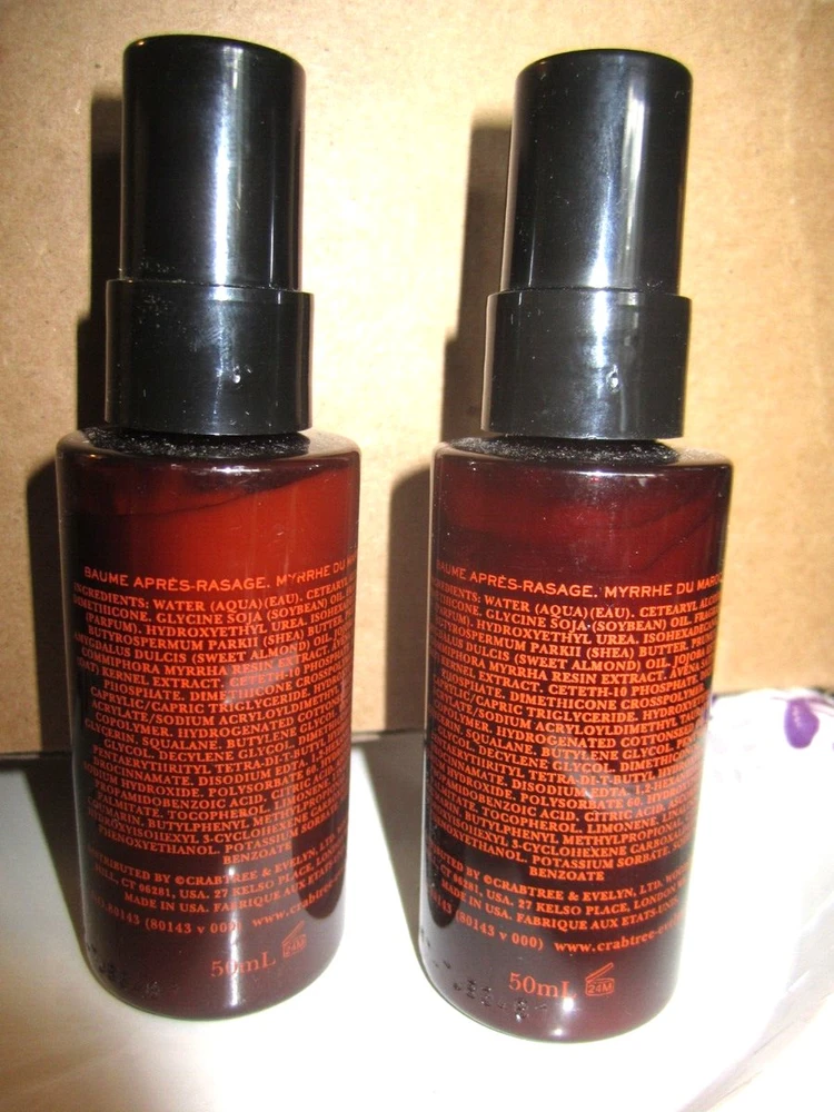 „Crabtree & Evelyn“ drėkinamasis balzamas po skutimosi su marokietiška mira, 50 ml