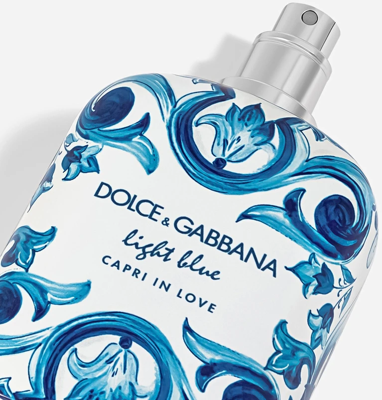 Dolce&Gabbana Dolce & Gabbana Light Mėlyna Capri In Love Pour Homme EDP parfumuotas vanduo vyrams, 100 ml