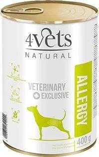 Dolina Noteci 4VETS Natural Allergy ėriena Dog - šlapias šunų maistas - 400g