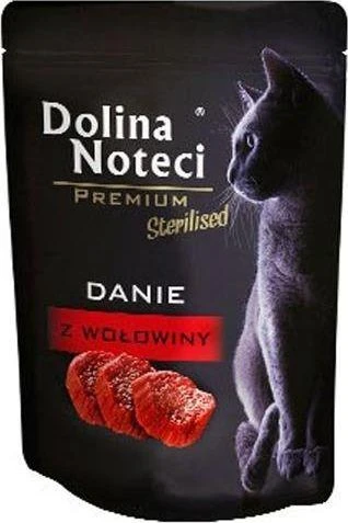 Drėgnas Kačių Maistas - Dolina Noteci Premium Sterilizuotas Jautienos Patiekalas 85g