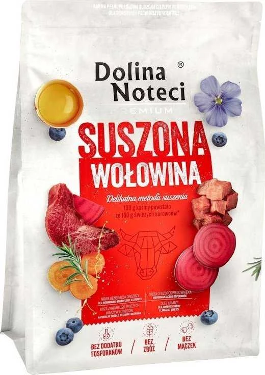 DOLINA NOTECI Premium jautiena – sausas Maistas šunims – 3kg