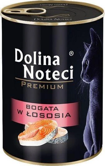 Drėgnas Kačių Maistas - Dolina Noteci Premium Lašiša 400g