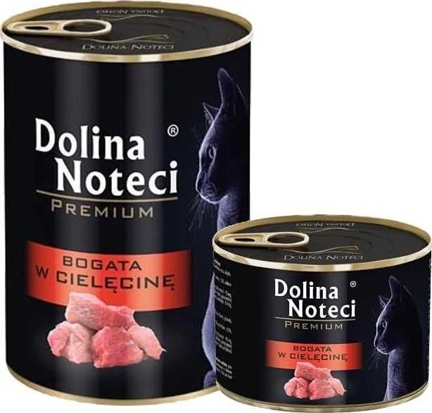 Dolina Noteci Premium turtingas veršiena - šlapias kačių maistas - 400g