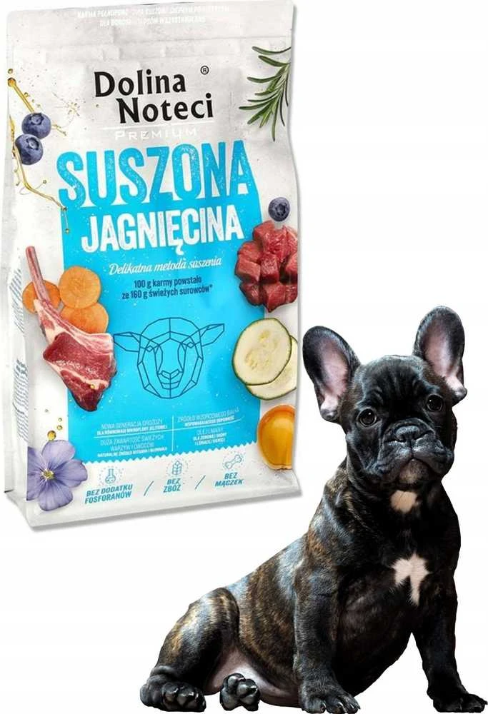 Šunų Maistas - Dolina Noteci 9 Kg Džiovinta ėriena