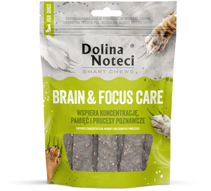 DOLINA NOTECI Smart Chews Brain & Focus Care – skanėstas šuniui – 7pcs
