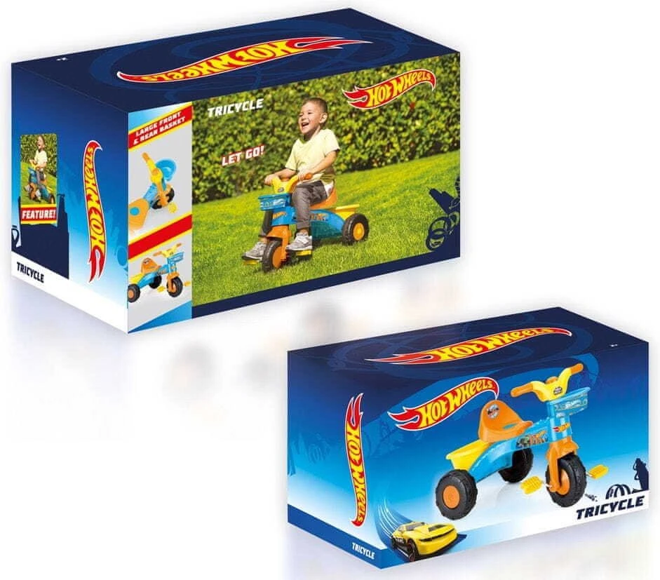 Triratis su garso signalu ir dviem krepšeliais Dolu Hot Wheels, 2306