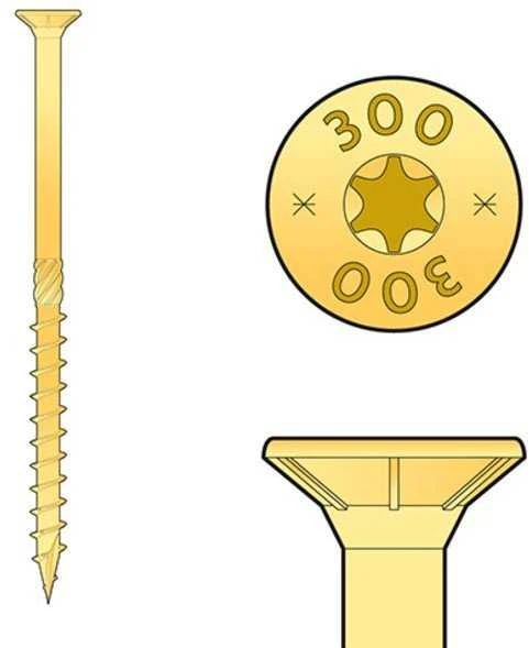 Domax Tvirtinimo detalė vartams 644601/820401 1.3 cm, 40cm geltona