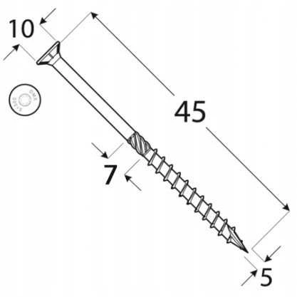 Fiksatorius Domax 617001/882101, žalvario, 250 mm, Ø 16 mm