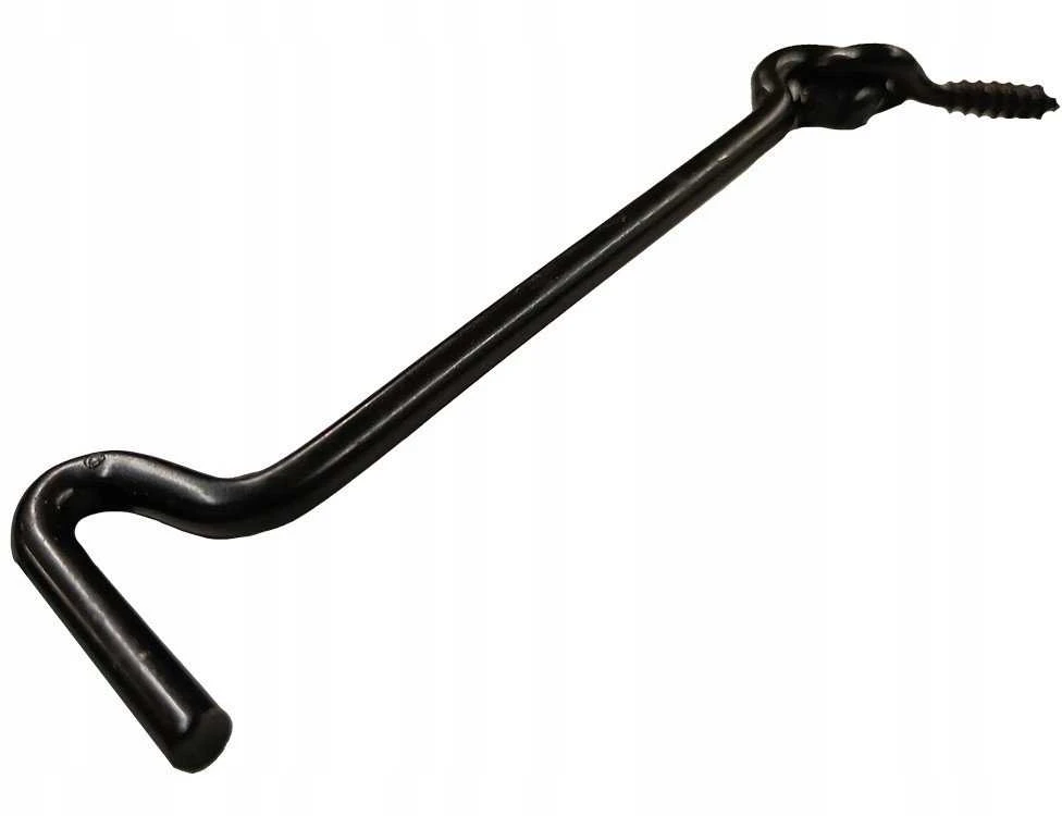 Kabliukas Domax, juoda, 120 mm