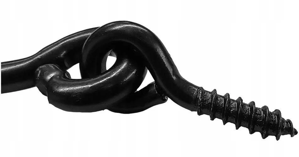 Kabliukas Domax, juoda, 120 mm