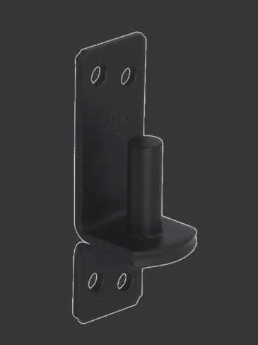 Laikiklis vartams Domax C13/25C, 0.4 cm, juoda