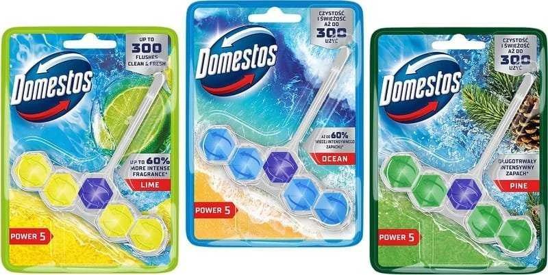 Pakabinamas tualeto muiliukas Domestos Power, 55 g