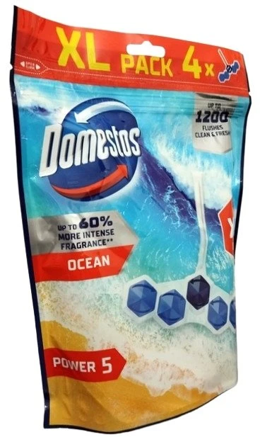 TOILET CLEANER DOMESTOS OCEAN 4X55G