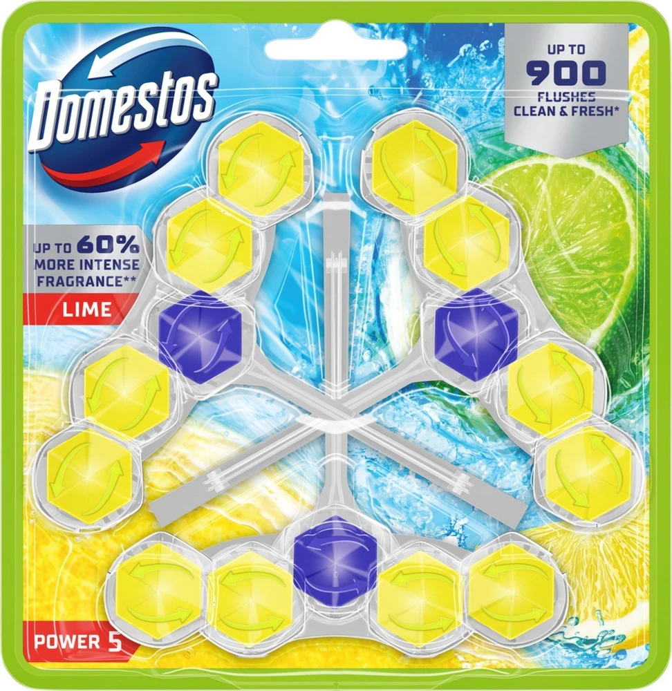 WC valiklis DOMESTOS Citrus, 3 x 50g