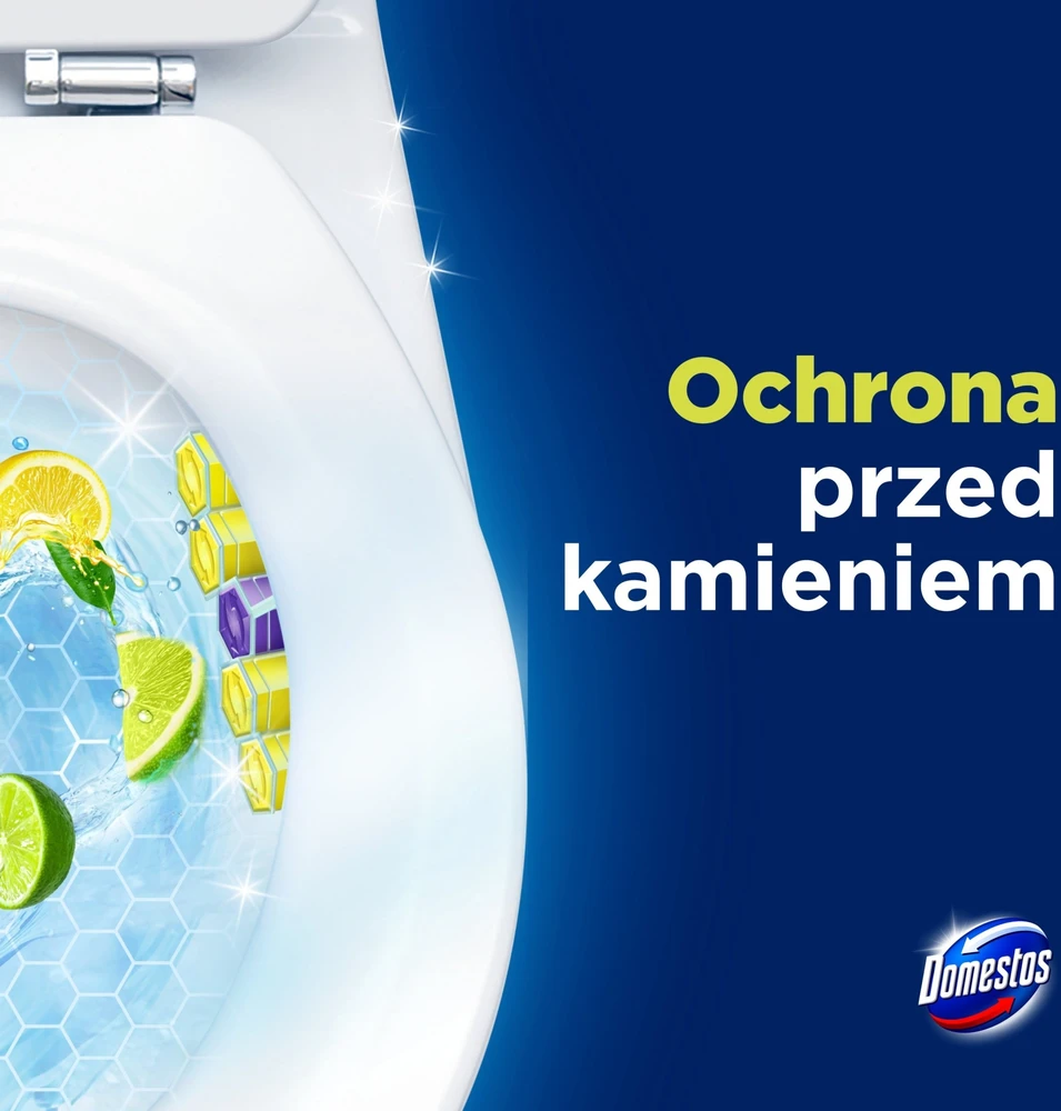 WC valiklis DOMESTOS Citrus, 3 x 50g