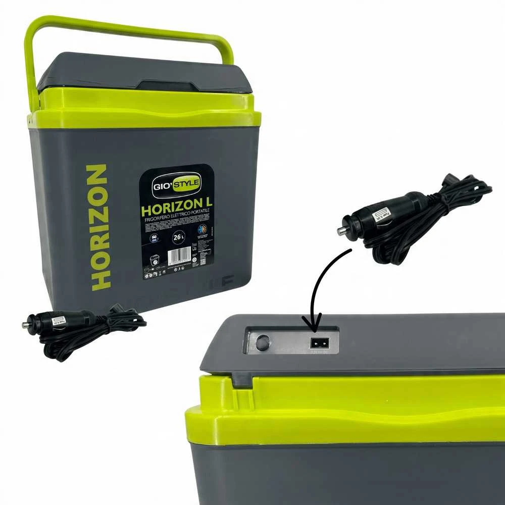 Dometic GIOSTYLE Elektrinė šaldymo dėžė 12V Horizon L 26L tamsiai pilka žalia