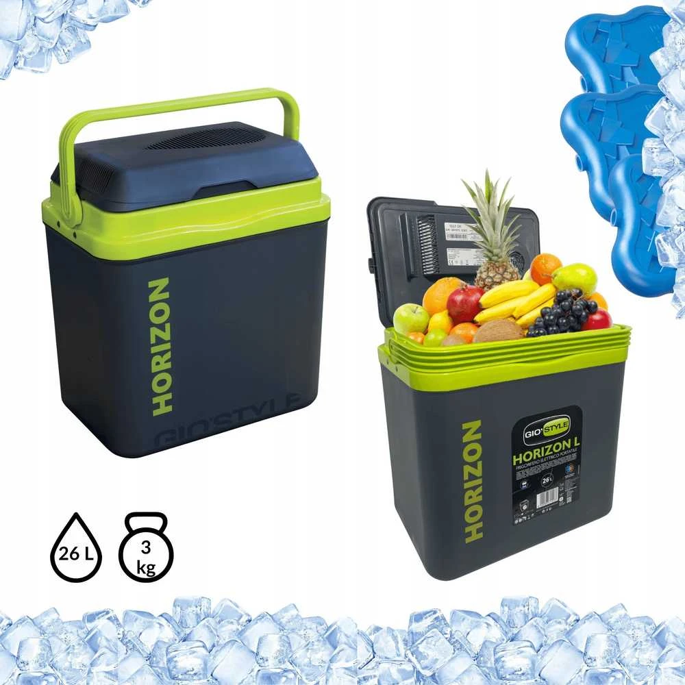 Dometic GIOSTYLE Elektrinė šaldymo dėžė 12V Horizon L 26L tamsiai pilka žalia