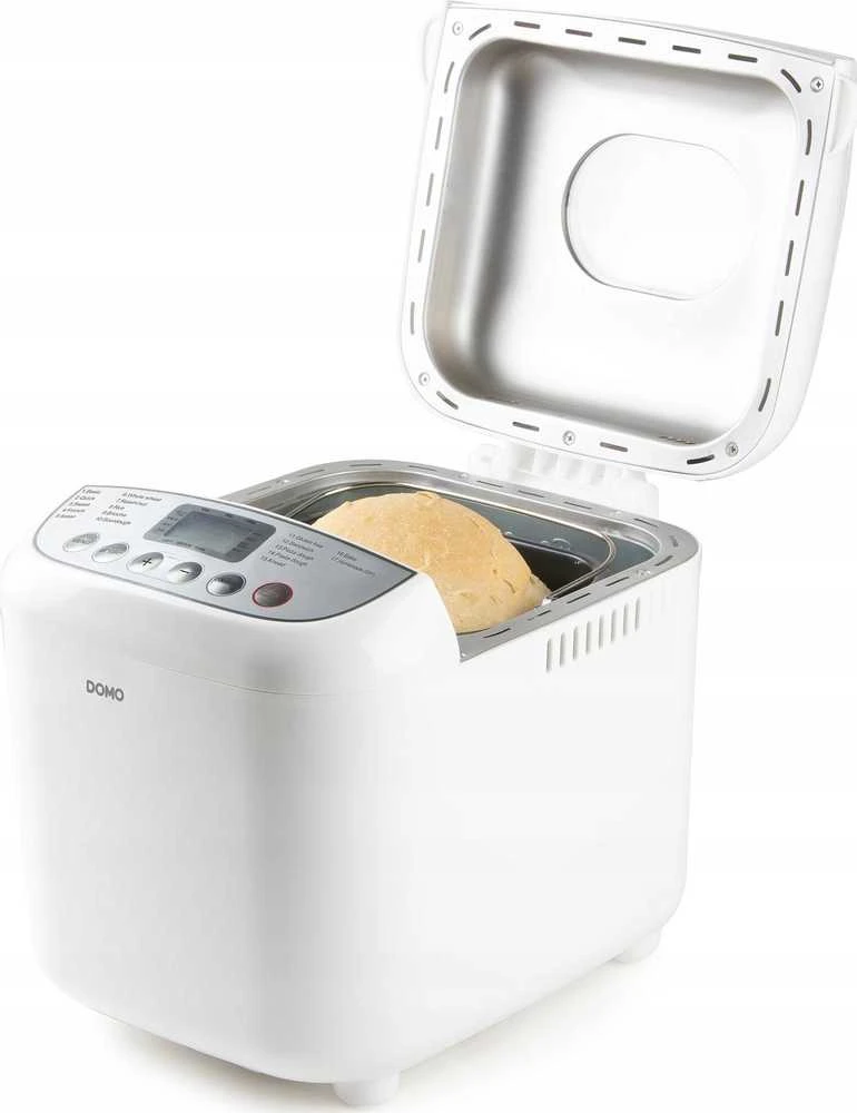 Duonkepė Domo B3976 Duonos kepimo mašina, 600 W, balta, 541D499