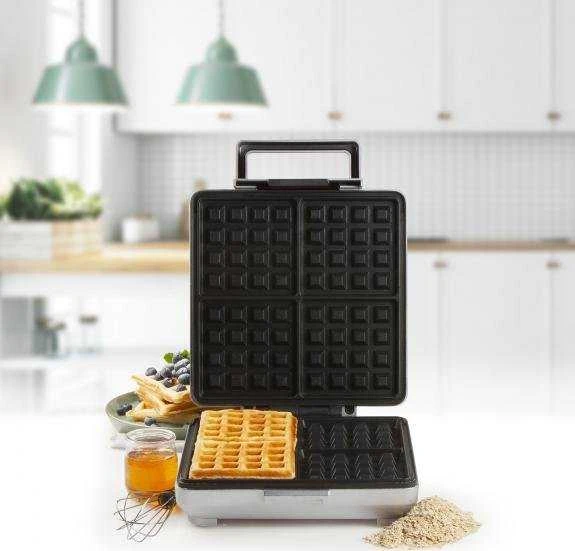 Vaflinė DOMO DO9250W vaflių keptuvė, skirta 4 belgiškiems vafliams, 1600 W