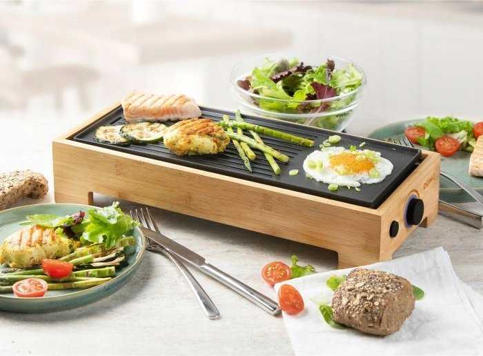 DOMO DO9270G Plancha kepsninė, bambuko stiliaus, „Just us“