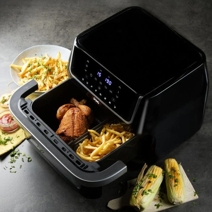 Gruzdintuvė Belaidė oro keptuvė „Domo“ „Domo Airfryer“ 10 l DO544FR