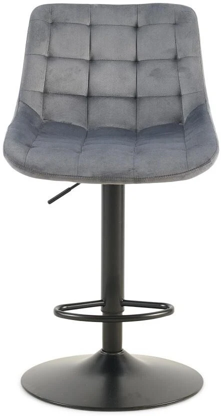Domoletti BAR CHAIR AINEKI GRAY VELVET