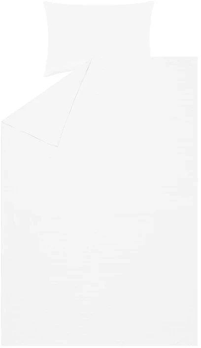 Patalynės komplektas Domoletti lovos užvalkalų komplektas dryžuotas Baltas satinas 140x200